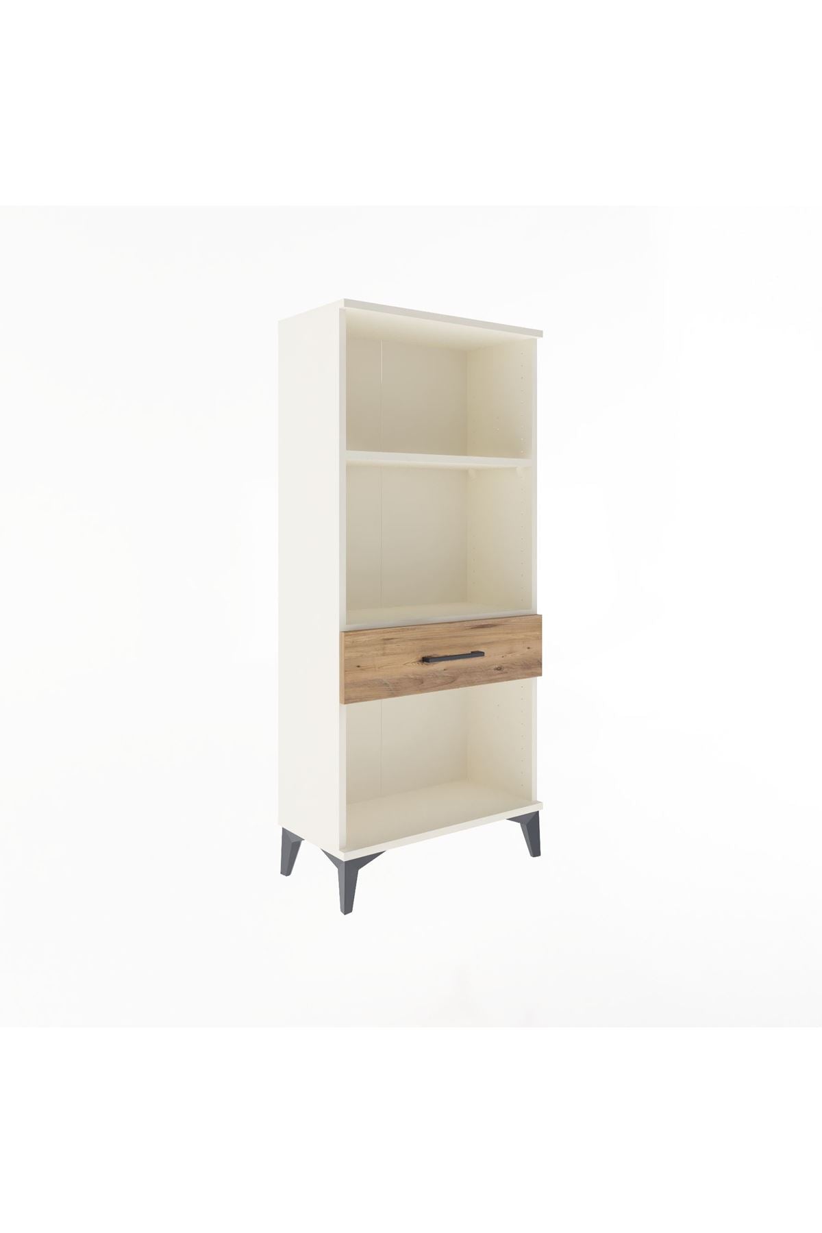 Arges Dolap 2 Raflı Tek Çekmeceli 60x30x134 Aytaşı-Çam