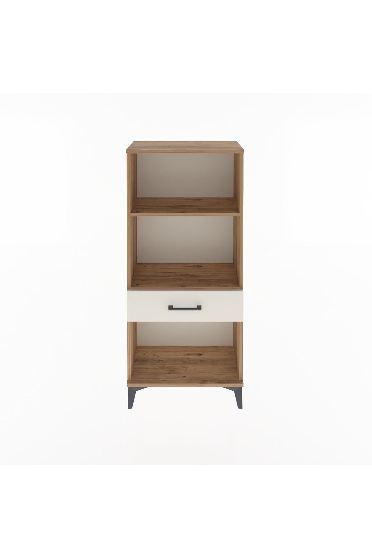 Arges Dolap 2 Raflı Tek Çekmeceli 60x30x134 Çam-Aytaşı