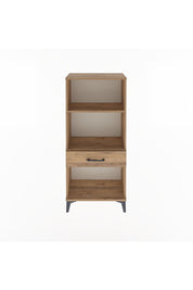 Arges Dolap 2 Raflı Tek Çekmeceli 60x30x134 Çam-Çam