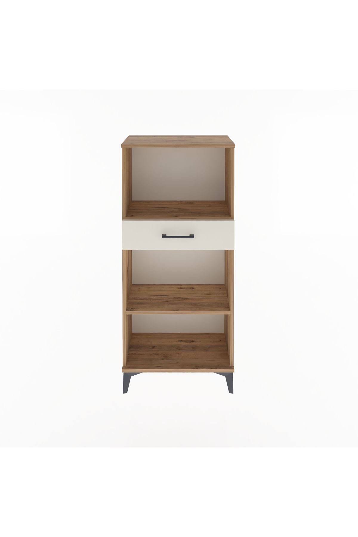 Arges Dolap 2 Raflı Tek Çekmeceli 60x30x134 Çam-Aytaşı