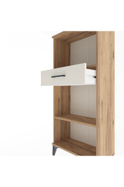 Arges Dolap 2 Raflı Tek Çekmeceli 60x30x134 Çam-Aytaşı