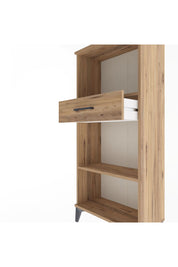 Arges Dolap 2 Raflı Tek Çekmeceli 60x30x134 Çam-Çam