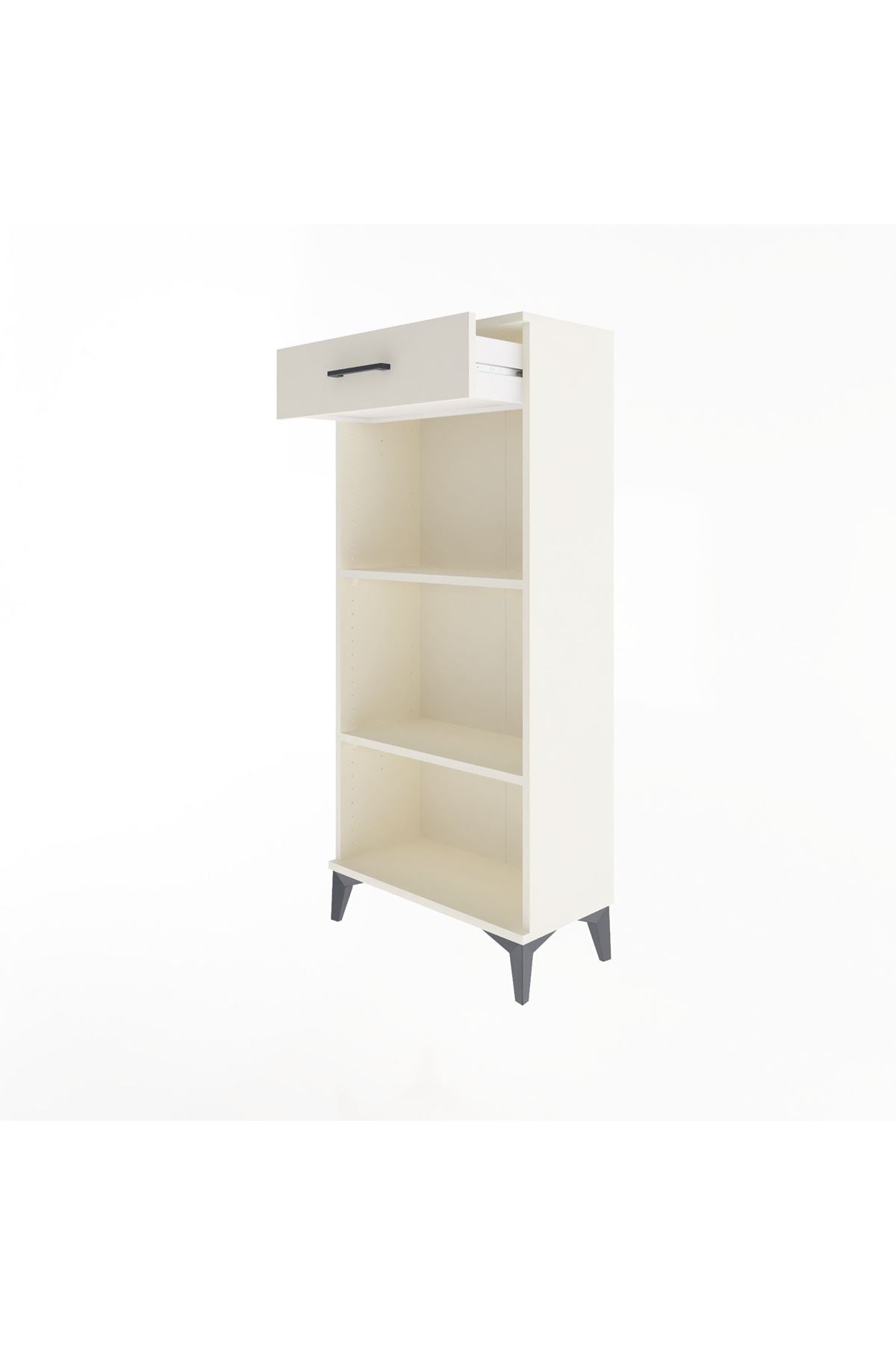 Arges Dolap 2 Raflı Tek Çekmeceli 60x30x134 Aytaşı-Aytaşı