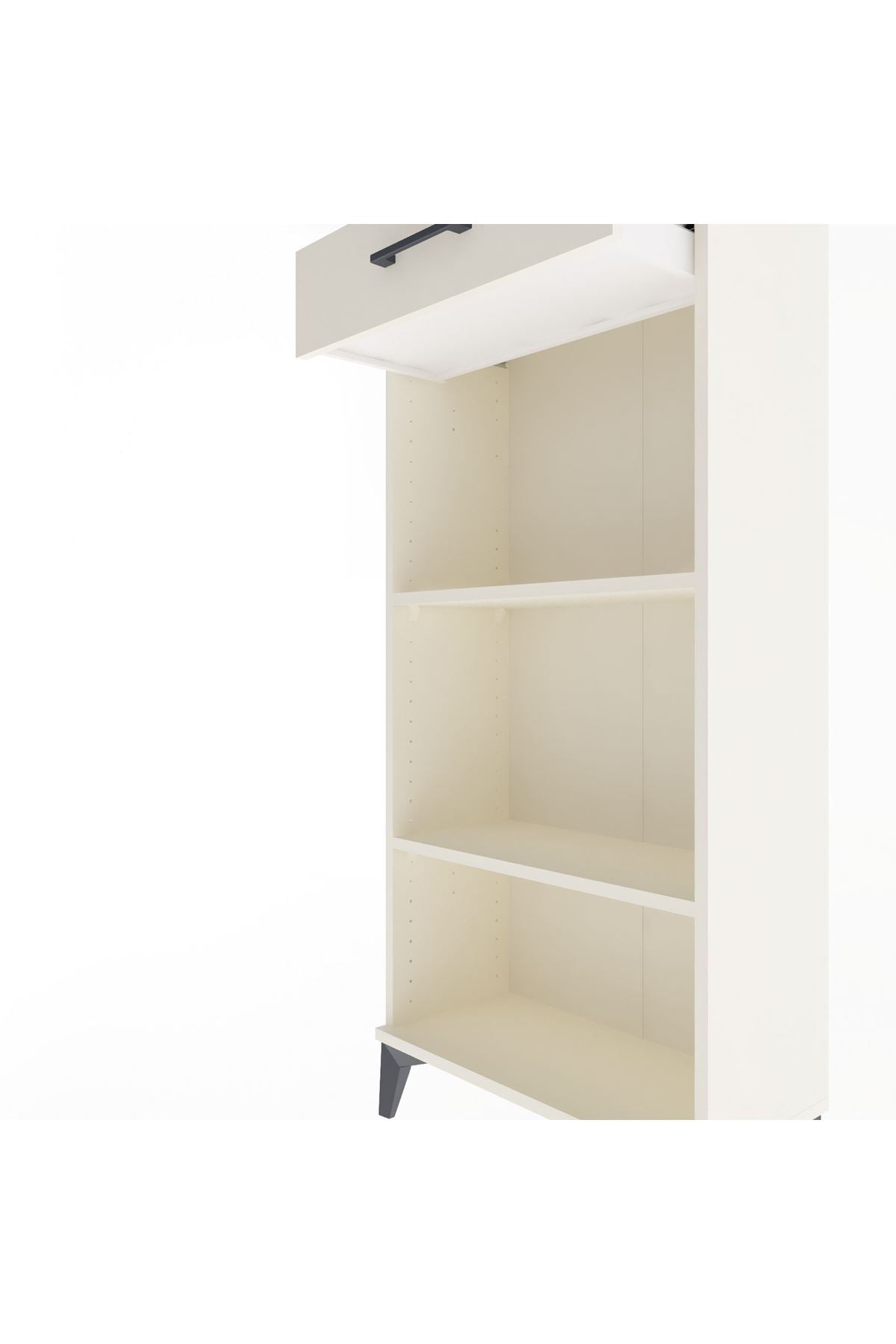 Arges Dolap 2 Raflı Tek Çekmeceli 60x30x134 Aytaşı-Aytaşı