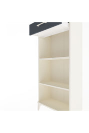 Arges Dolap 2 Raflı Tek Çekmeceli 60x30x134 Aytaşı-Antrasit