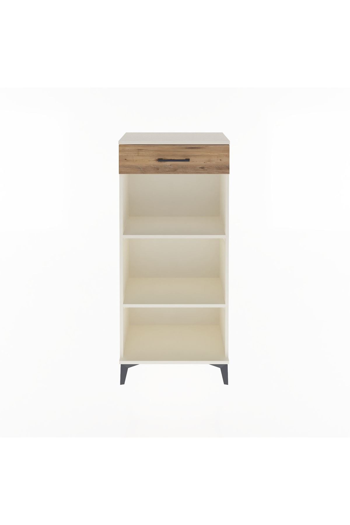 Arges Dolap 2 Raflı Tek Çekmeceli 60x30x134 Aytaşı-Çam