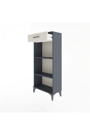 Arges Dolap 2 Raflı Tek Çekmeceli 60x30x134 Antrasit-Aytaşı