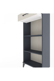 Arges Dolap 2 Raflı Tek Çekmeceli 60x30x134 Antrasit-Aytaşı