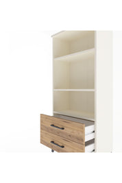 Arges Dolap 3 Raflı 2 Çekmeceli 60x30x134 Aytaşı-Çam