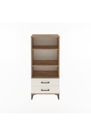Arges Dolap 3 Raflı 2 Çekmeceli 60x30x134 Çam-Aytaşı