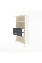 Arges Dolap 2 Raflı 2 Çekmeceli 60x30x134 Aytaşı-Antrasit