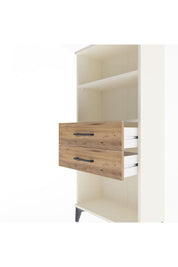 Arges Dolap 2 Raflı 2 Çekmeceli 60x30x134 Aytaşı-Çam