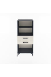 Arges Dolap 2 Raflı 2 Çekmeceli 60x30x134 Antrasit-Aytaşı