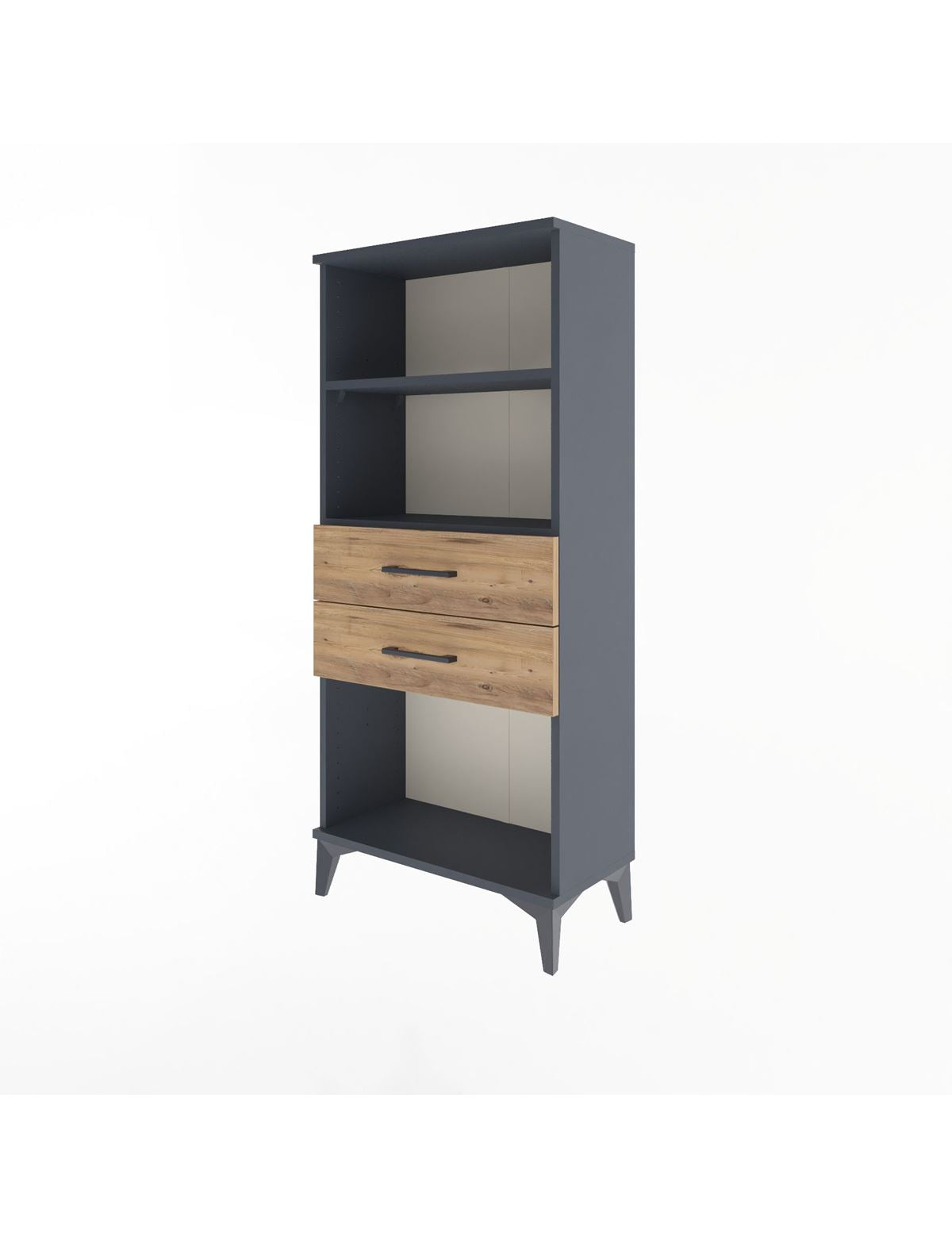 Arges Dolap 2 Raflı 2 Çekmeceli 60x30x134 - S17M048V6A