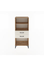 Arges Dolap 2 Raflı 2 Çekmeceli 60x30x134 Çam-Aytaşı