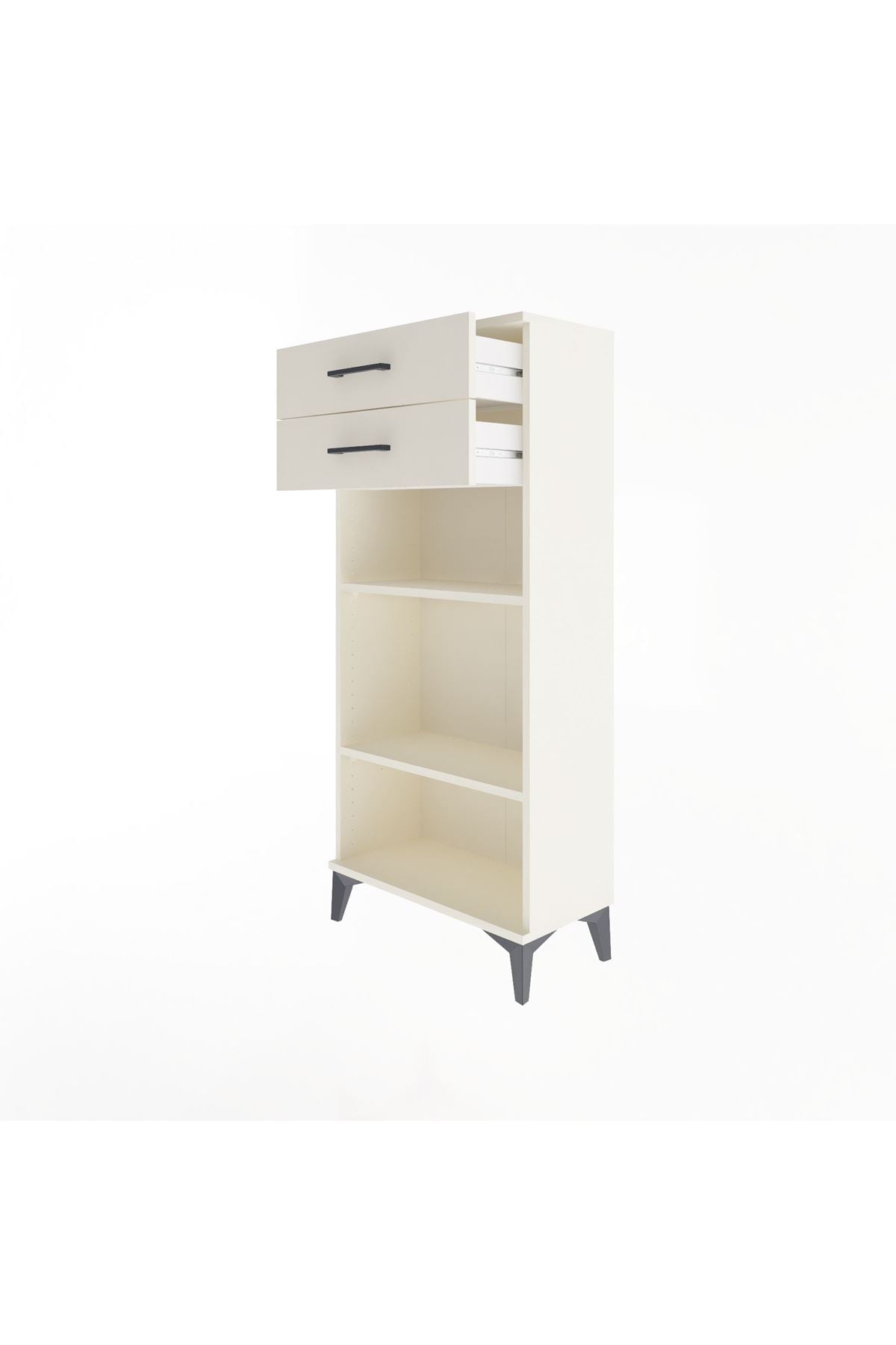 Arges Dolap 2 Raflı 2 Çekmeceli 60x30x134 Aytaşı-Aytaşı