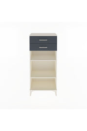 Arges Dolap 2 Raflı 2 Çekmeceli 60x30x134 Aytaşı-Antrasit