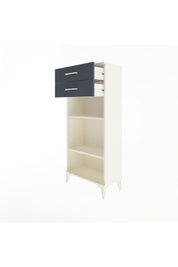 Arges Dolap 2 Raflı 2 Çekmeceli 60x30x134 Aytaşı-Antrasit