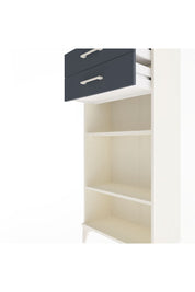 Arges Dolap 2 Raflı 2 Çekmeceli 60x30x134 Aytaşı-Antrasit
