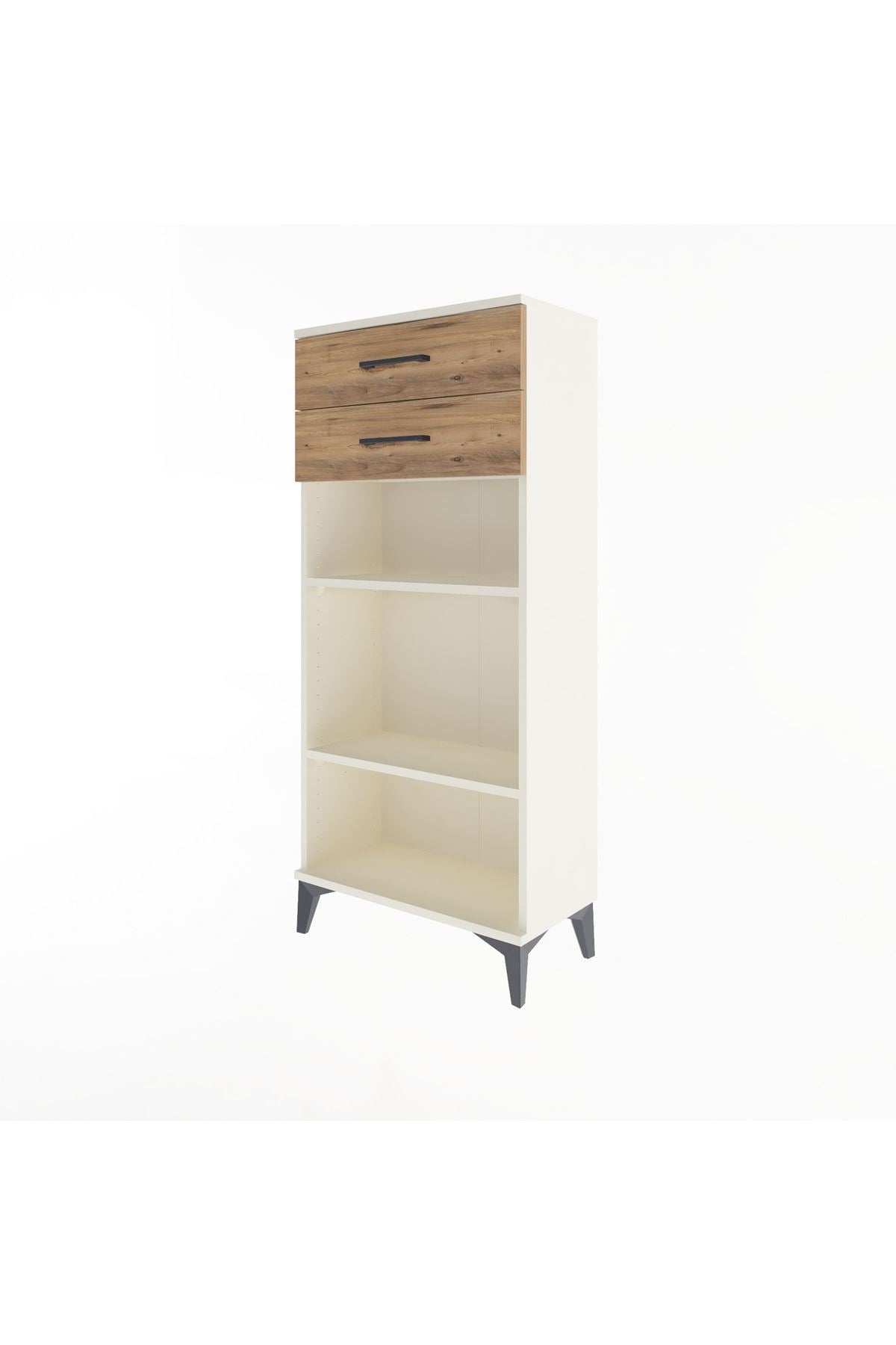 Arges Dolap 2 Raflı 2 Çekmeceli 60x30x134 Aytaşı-Çam