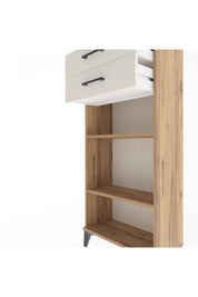 Arges Dolap 2 Raflı 2 Çekmeceli 60x30x134 Çam-Aytaşı