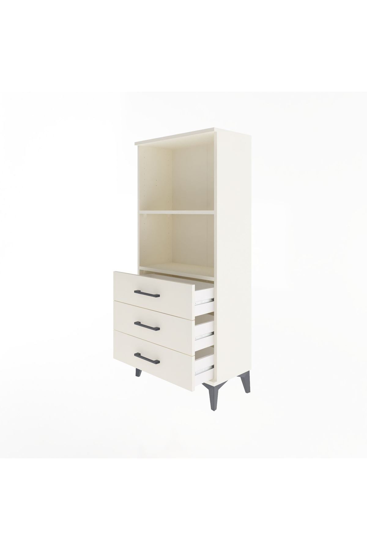 Arges Dolap 2 Raflı 3 Çekmeceli 60x30x134 Aytaşı-Aytaşı