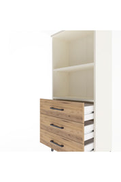 Arges Dolap 2 Raflı 3 Çekmeceli 60x30x134 Aytaşı-Çam