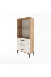 Arges Dolap 2 Raflı 3 Çekmeceli 60x30x134 Çam-Aytaşı