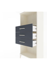 Arges Dolap Tek Raflı 3 Çekmeceli 60x30x134 Aytaşı-Antrasit