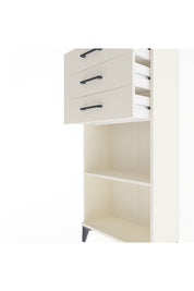 Arges Dolap Tek Raflı 3 Çekmeceli 60x30x134 Aytaşı-Aytaşı