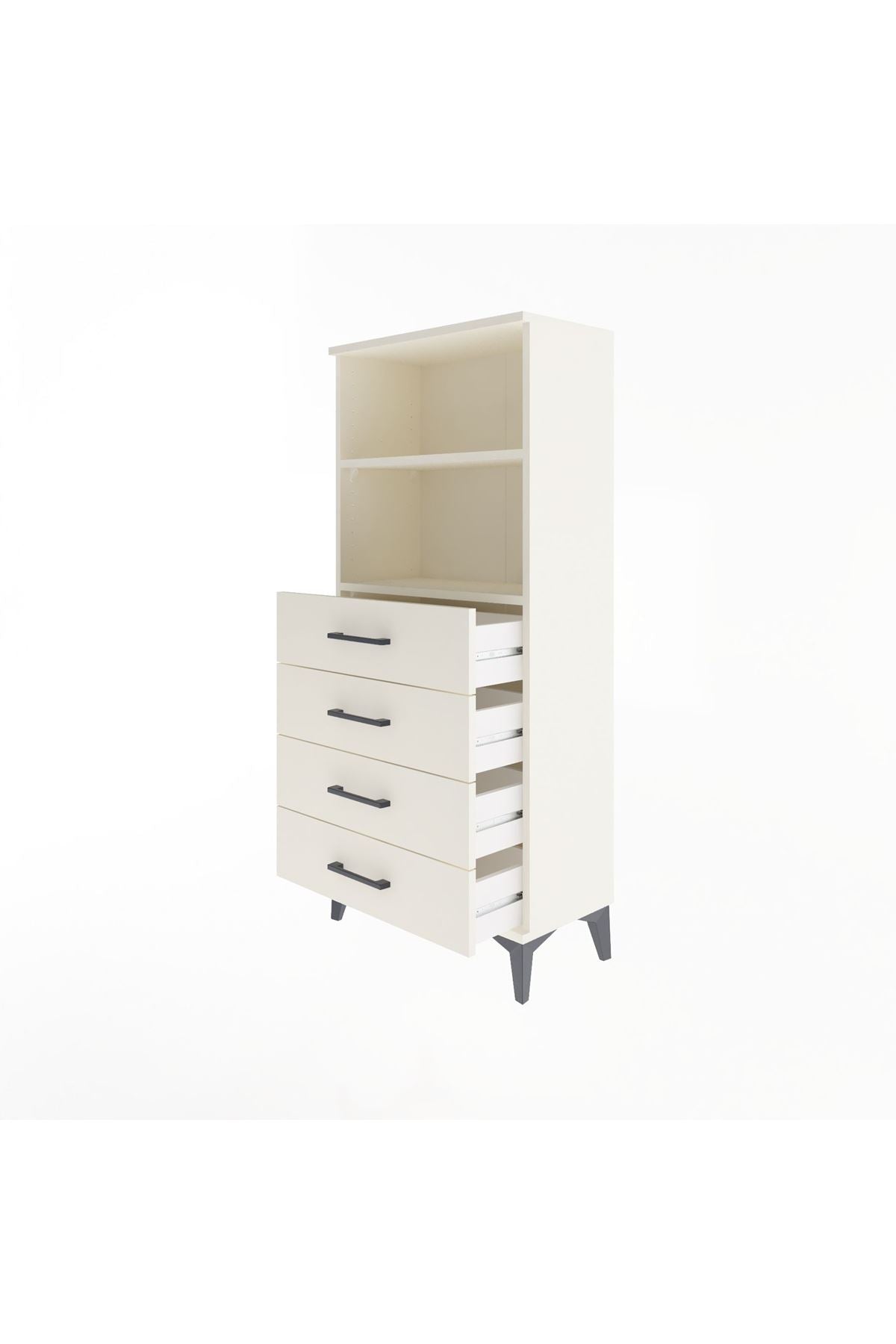 Arges Dolap 2 Raflı 4 Çekmeceli 60x30x134 Aytaşı-Aytaşı