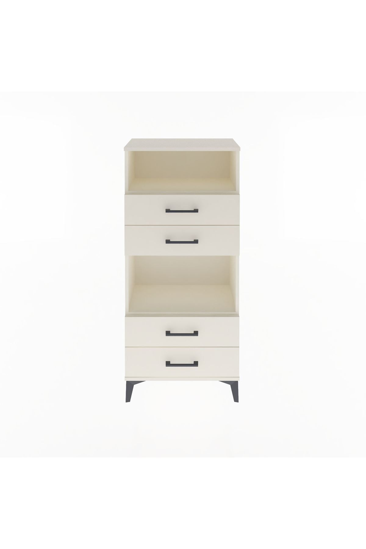 Arges Dolap 2 Raflı 4 Çekmeceli 60x30x134 Aytaşı-Aytaşı