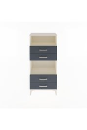 Arges Dolap 2 Raflı 4 Çekmeceli 60x30x134 Aytaşı-Antrasit