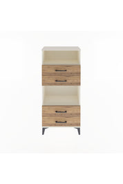 Arges Dolap 2 Raflı 4 Çekmeceli 60x30x134 Aytaşı-Çam