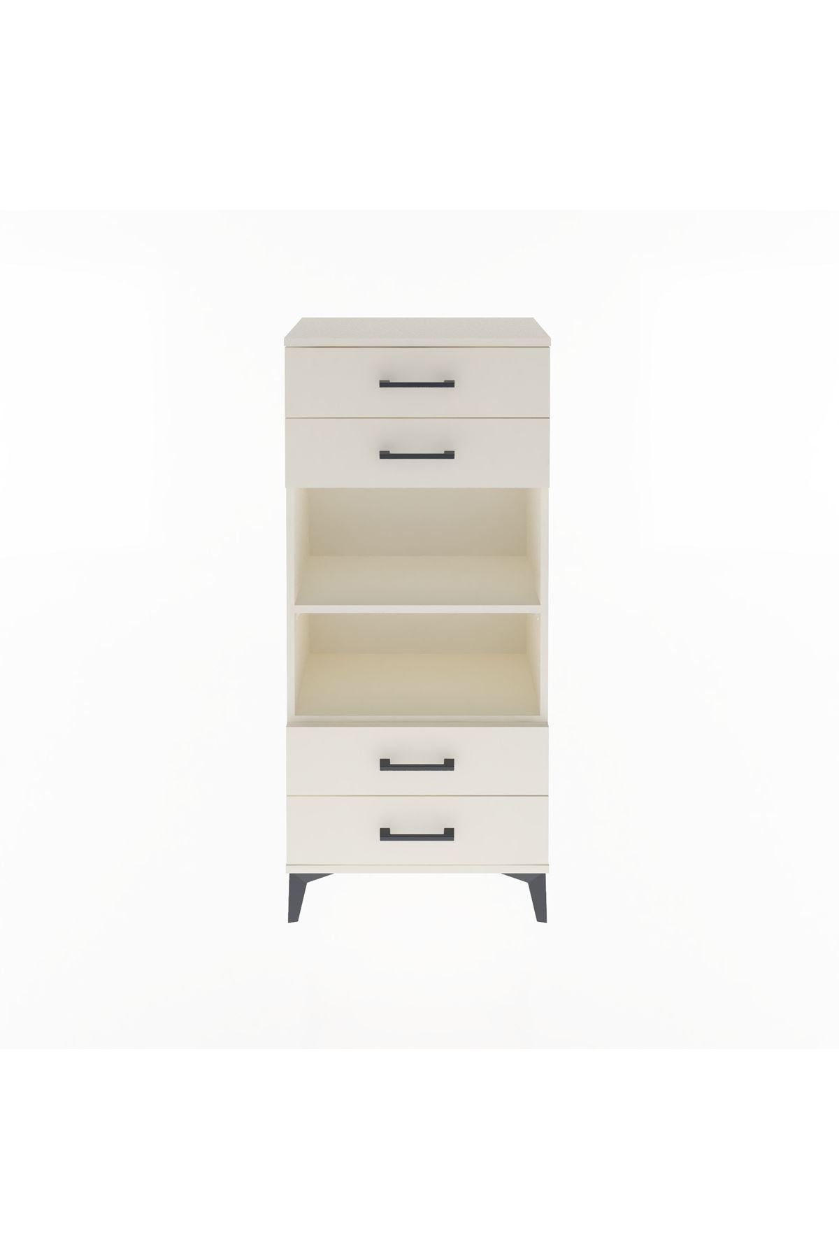 Arges Dolap 2 Raflı 4 Çekmeceli 60x30x134 Aytaşı-Aytaşı