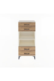 Arges Dolap 2 Raflı 4 Çekmeceli 60x30x134 Aytaşı-Çam