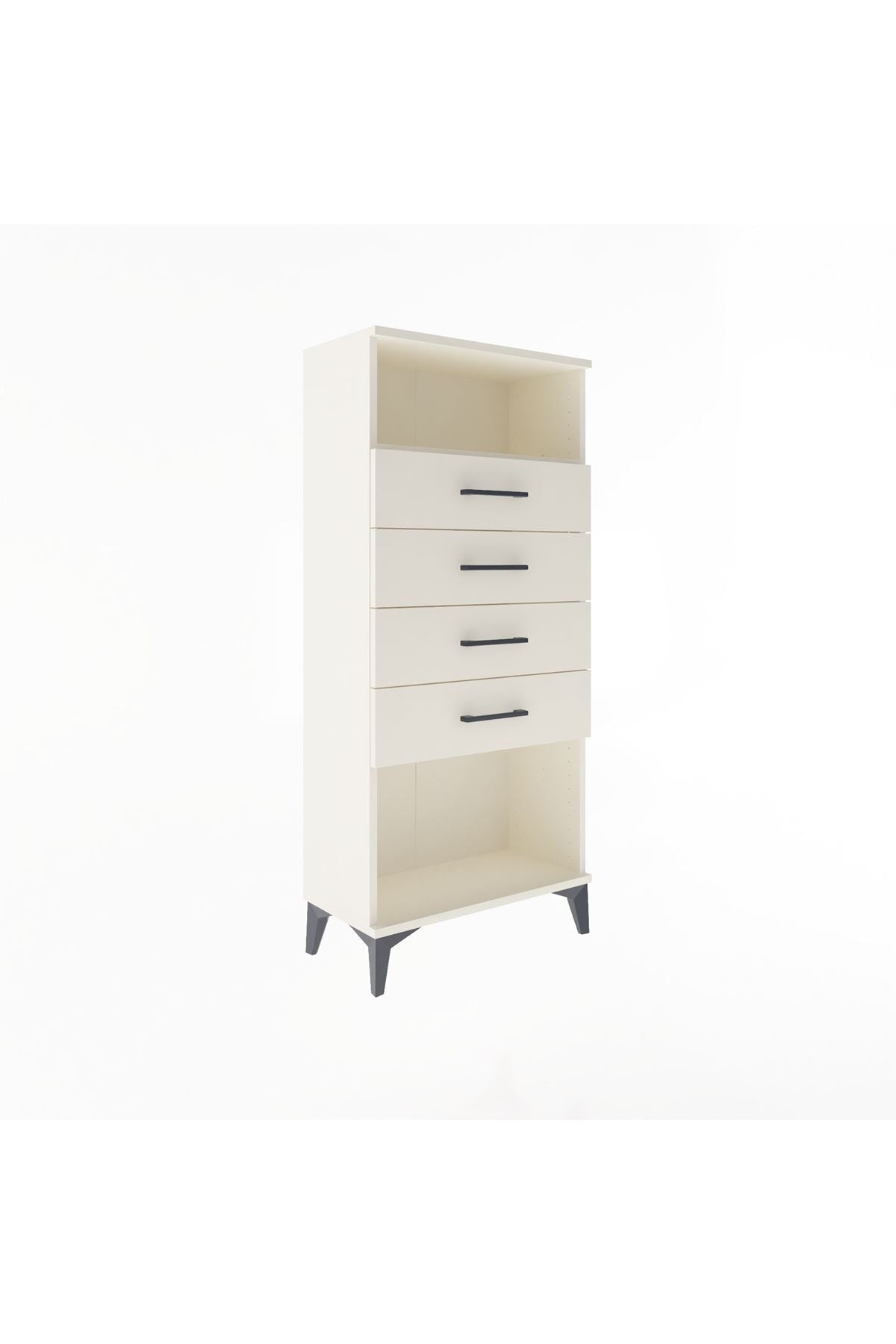 Arges Dolap Tek Raflı 4 Çekmeceli 60x30x134 Aytaşı-Aytaşı