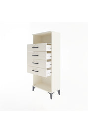 Arges Dolap Tek Raflı 4 Çekmeceli 60x30x134 Aytaşı-Aytaşı