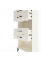 Arges Dolap Tek Raflı 4 Çekmeceli 60x30x134 Aytaşı-Aytaşı