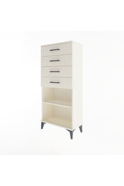 Arges Dolap Tek Raflı 4 Çekmeceli 60x30x134 Aytaşı-Aytaşı