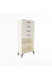 Arges Dolap Tek Raflı 4 Çekmeceli 60x30x134 Aytaşı-Aytaşı