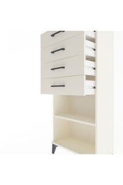 Arges Dolap Tek Raflı 4 Çekmeceli 60x30x134 Aytaşı-Aytaşı