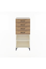 Arges Dolap Tek Raflı 4 Çekmeceli 60x30x134 Aytaşı-Çam