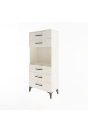 Arges Dolap Tek Raflı 5 Çekmeceli 60x30x134 Aytaşı-Aytaşı