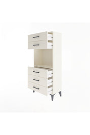 Arges Dolap Tek Raflı 5 Çekmeceli 60x30x134 Aytaşı-Aytaşı