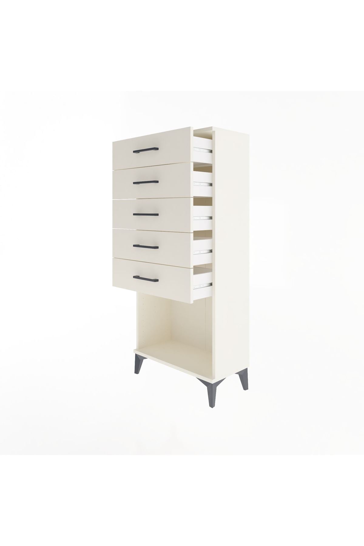 Arges Dolap 5 Çekmeceli 60x30x134 Aytaşı-Aytaşı