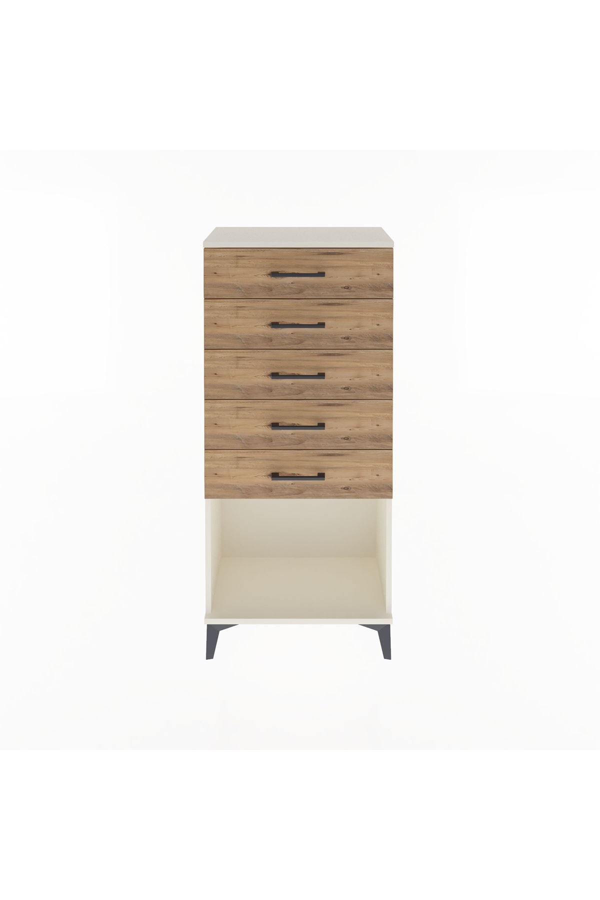 Arges Dolap 5 Çekmeceli 60x30x134 Aytaşı-Çam