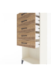 Arges Dolap 5 Çekmeceli 60x30x134 Aytaşı-Çam
