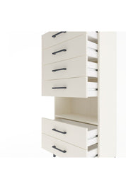 Arges Dolap Tek Raflı 6 Çekmeceli 60x30x134 Aytaşı-Aytaşı