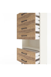 Arges Dolap Tek Raflı 6 Çekmeceli 60x30x134 Aytaşı-Çam